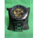Aquarius Mechanical Watch Manual (Black) RRP £30.00