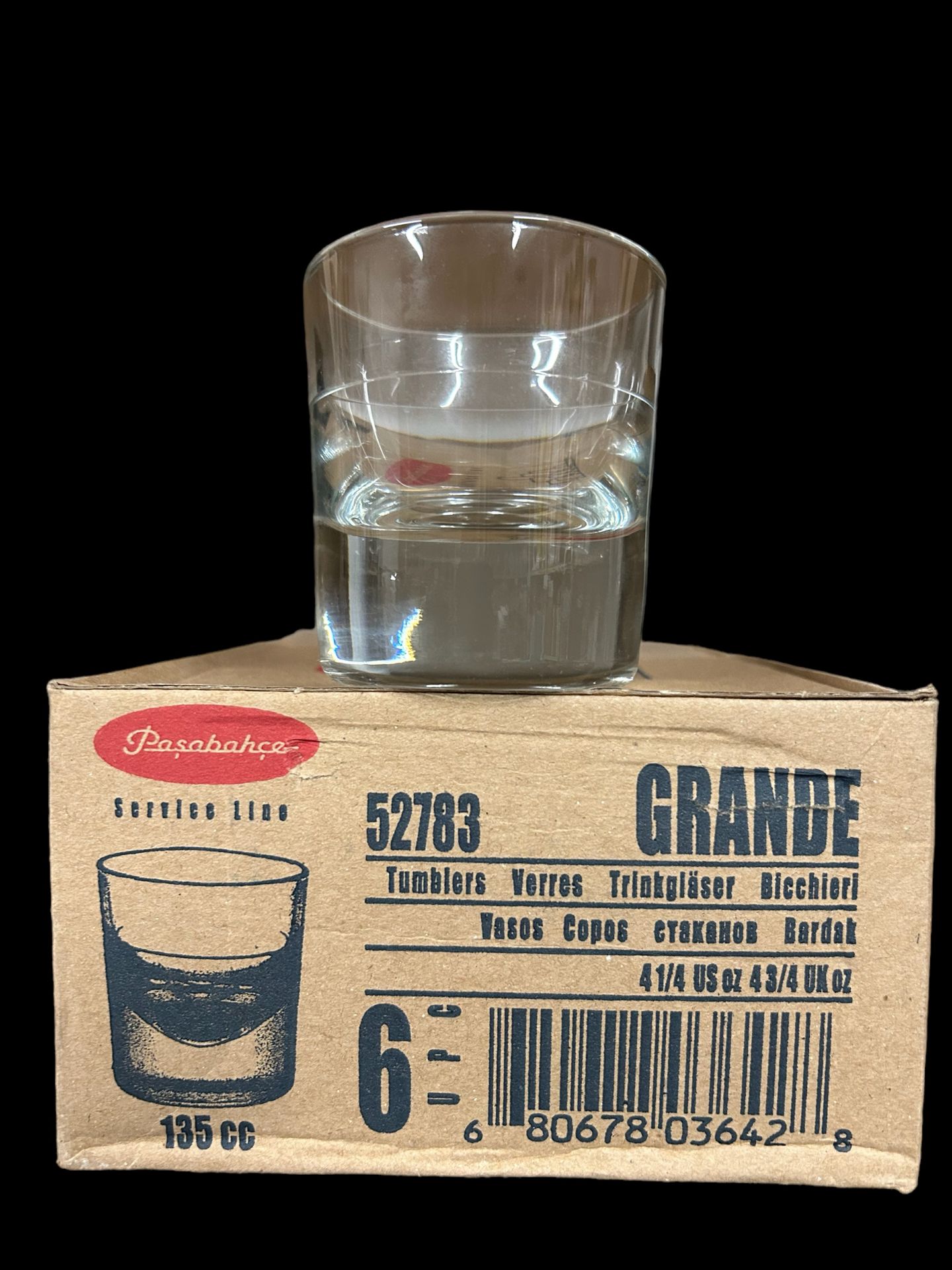 6 x Pasabahce - Grande Service Line Tumblers 135CC