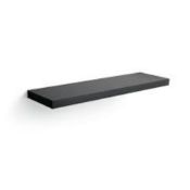 4 x Black Floating Shelves