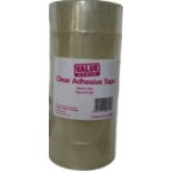 360 x Rolls of Clear Adhesive Tape 18mm x 33m