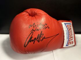 Benn & Watson Signed Boxing Glove