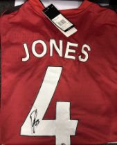 Manchester United Phil Jones Signed Shirt
