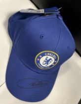 Chelsea Raheem Sterling Signed Cap