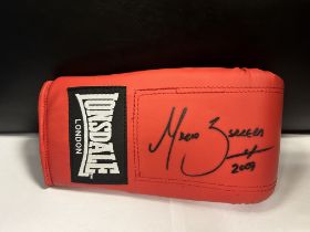 Marco Antonio Barrora Signed Boxing Glove