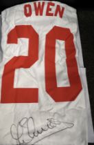 Michael Owen Signed T-shirt