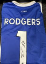 Leicester City Football Brendan Rogers Signed Shirt