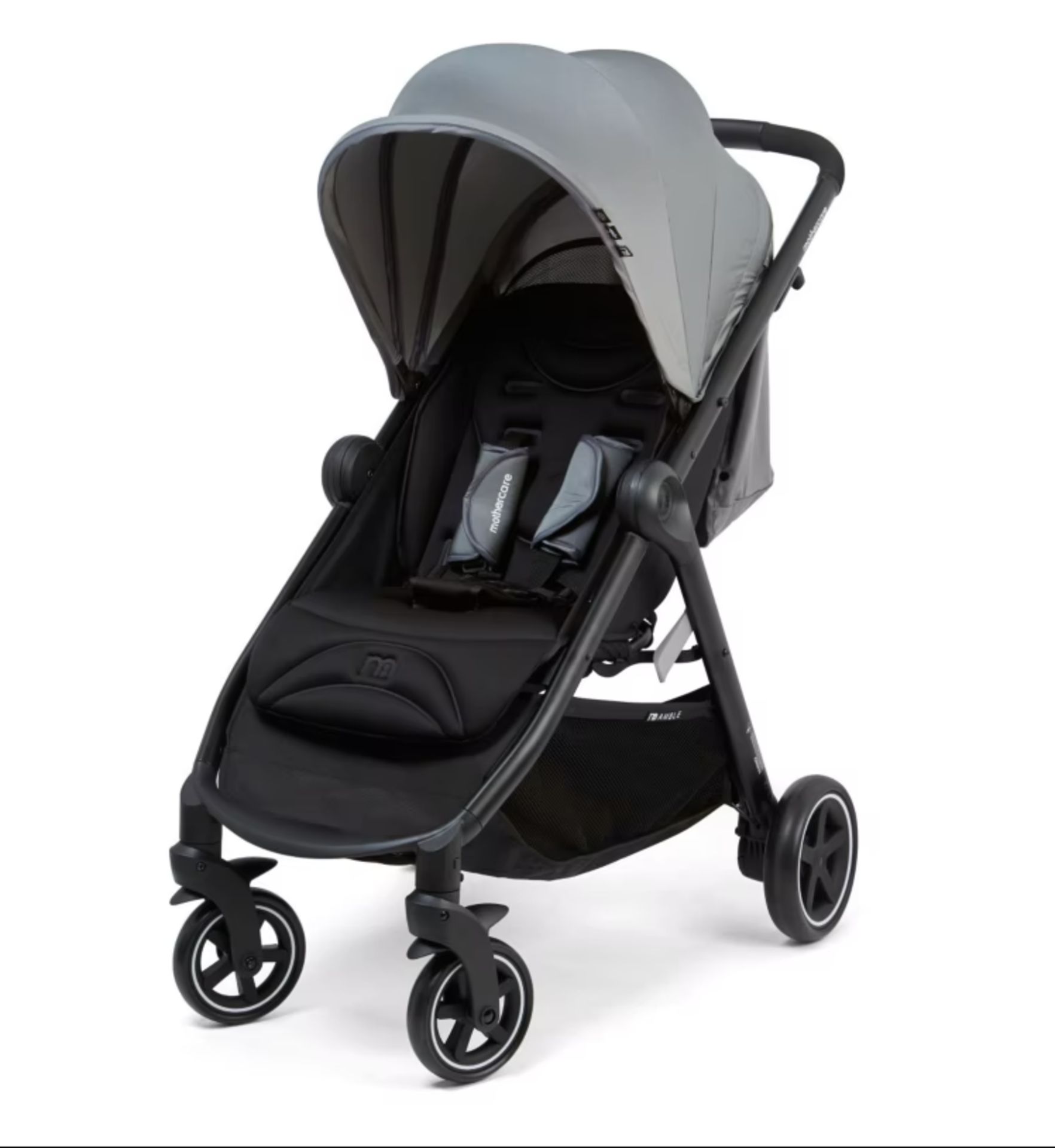 Mothercare Amble Stroller Grey - Image 2 of 2