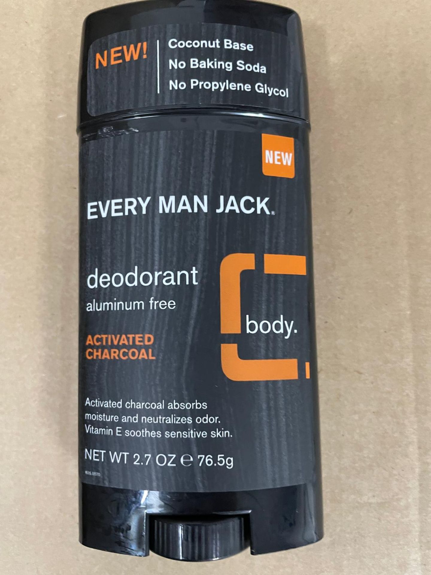 Every Man Jack Activated Charcoal Deodrant x 90, Est retail value £1125