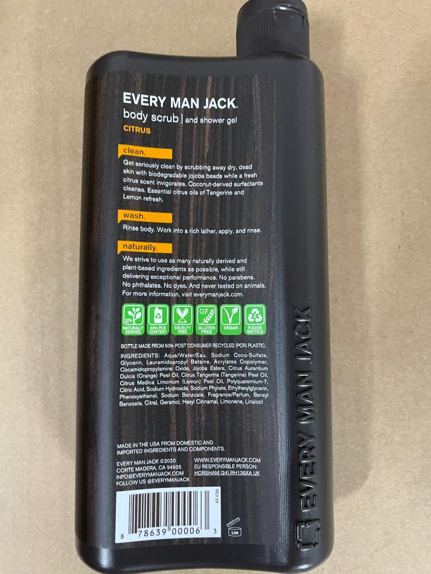 Every Man Jack Citrus Body Scrub and Shower Gel x48, Est Retail Value £720 - Image 2 of 2