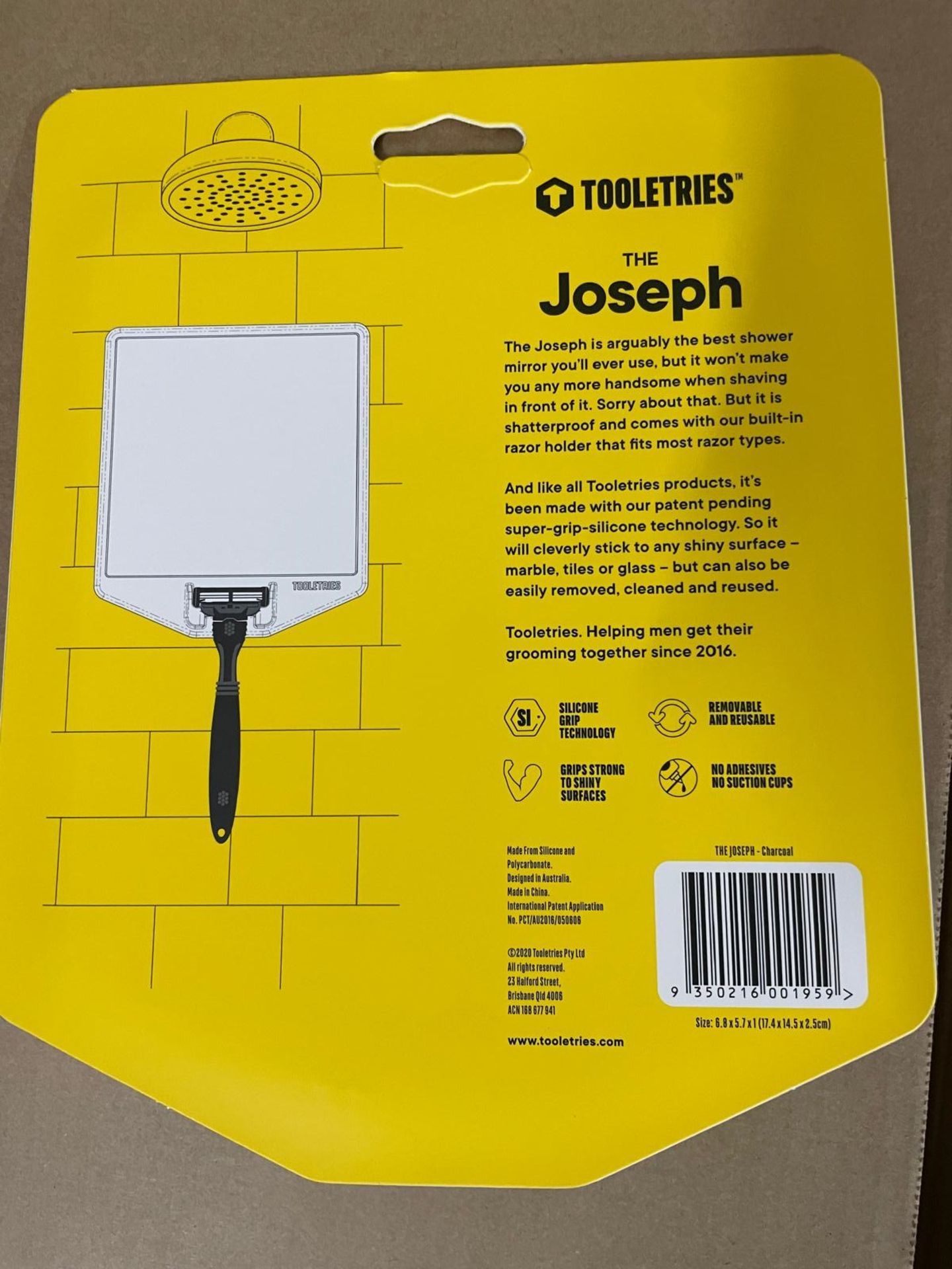 Tooletries The Joseph Mirror And Razor Holder Set, Charcoal x24. Est Retail Value £360 - Image 2 of 7
