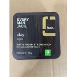 Every Man Jack Hair Styling Clay x90, Est Retail Value £900