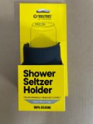 Tooletries Shower Seltzer/Drink Holder, Charcoal x22. Est Retail Value £230
