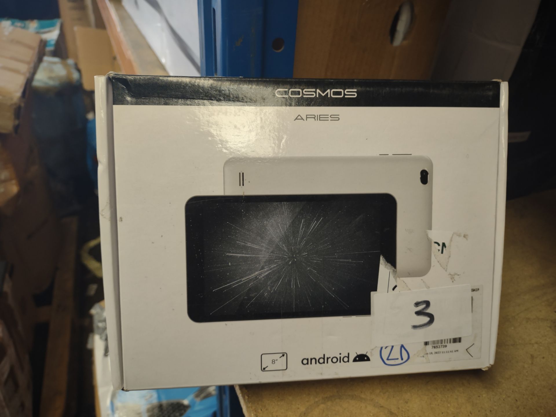 Cosmos Aries 8 Inch Rockchip Android Tablet. RRP £100 - Grade U