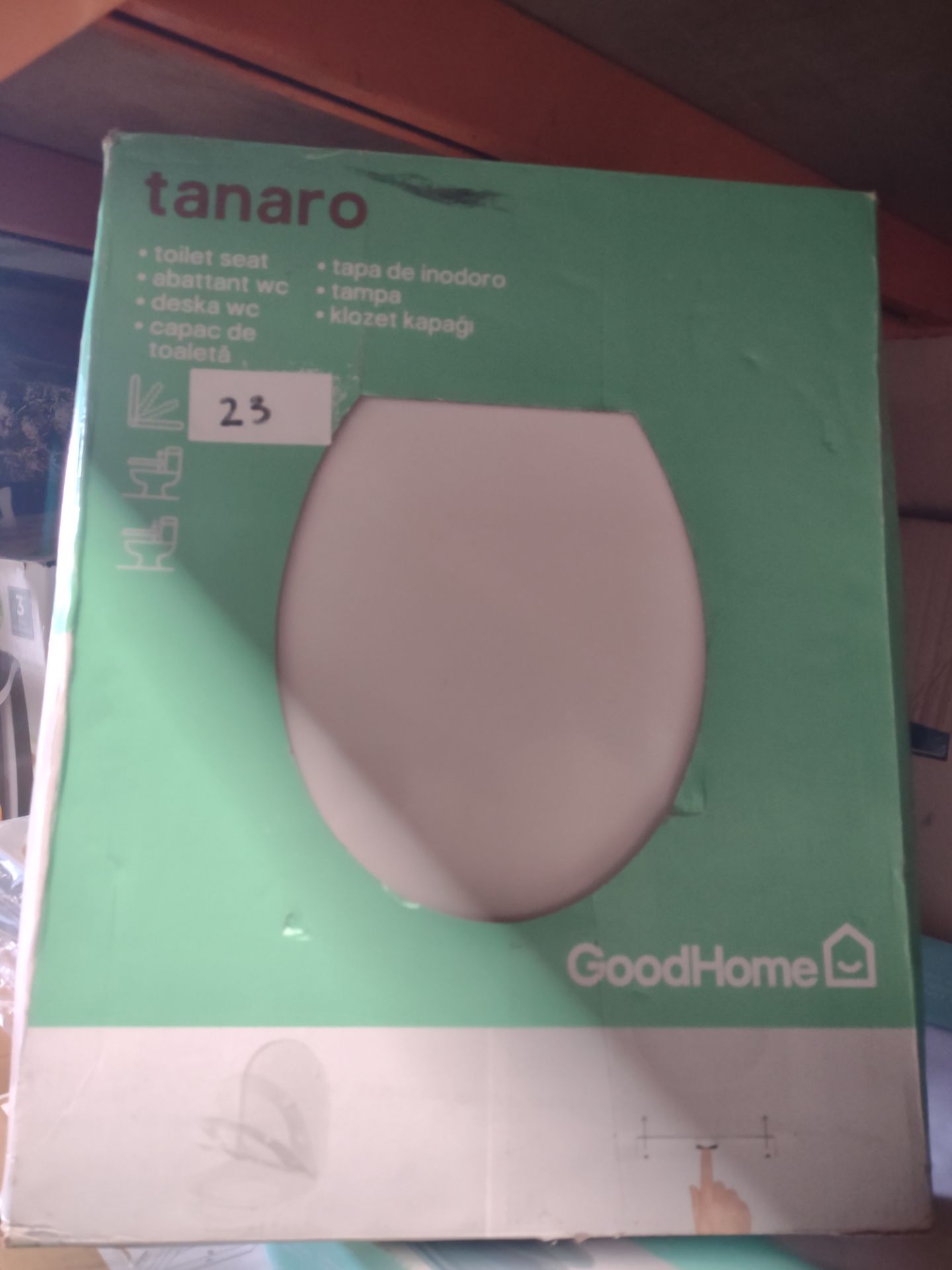 Goodhome Tanaro Toilet Seat. RRP £25 - Grade U
