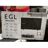 EGL 55 Inch Ultra HD Smart LED TV. RRP £500 - Grade U