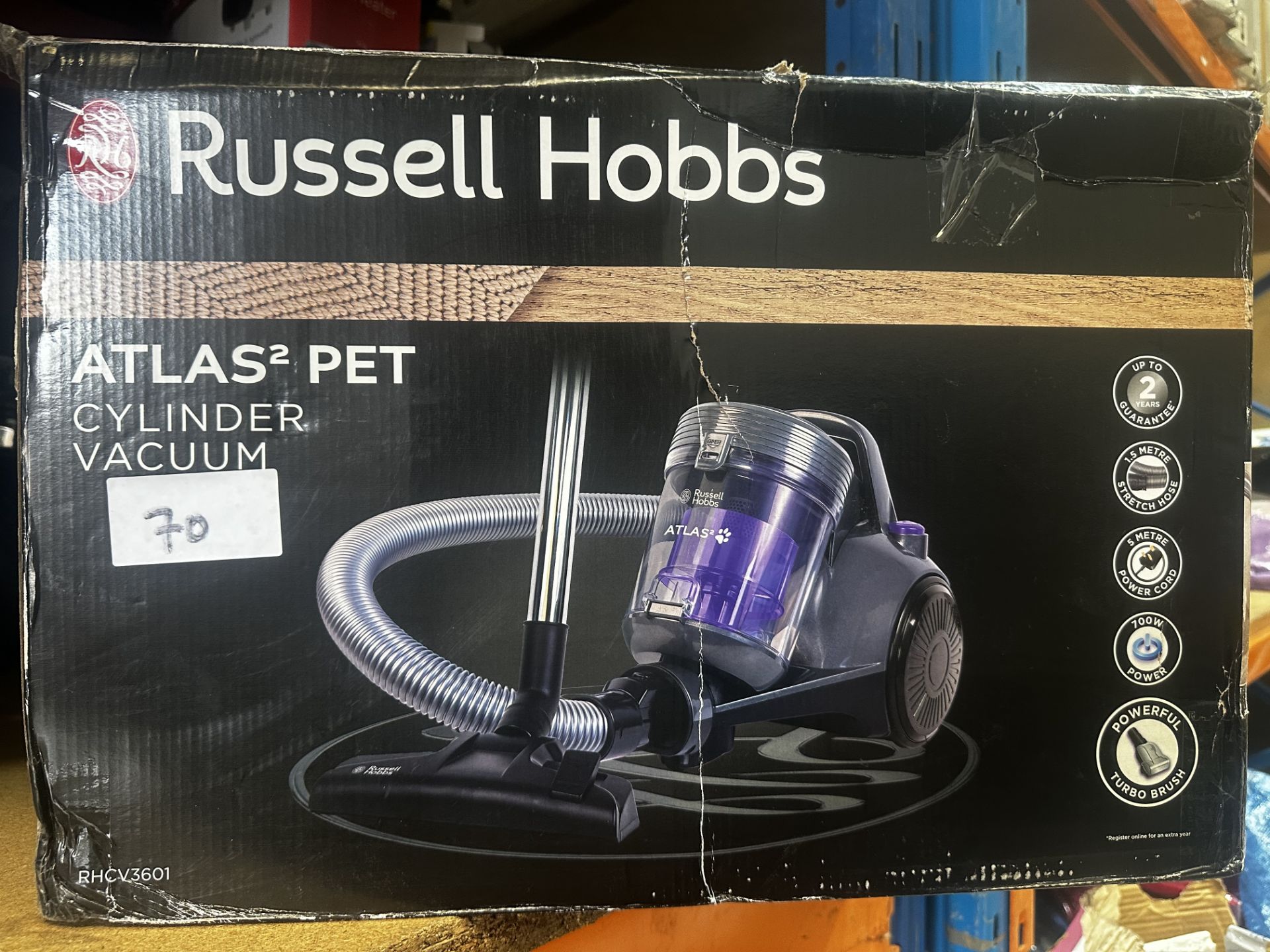 Russell Hobbs Atlas2 Cylinder Vacuum. RRP £50 - Grade U