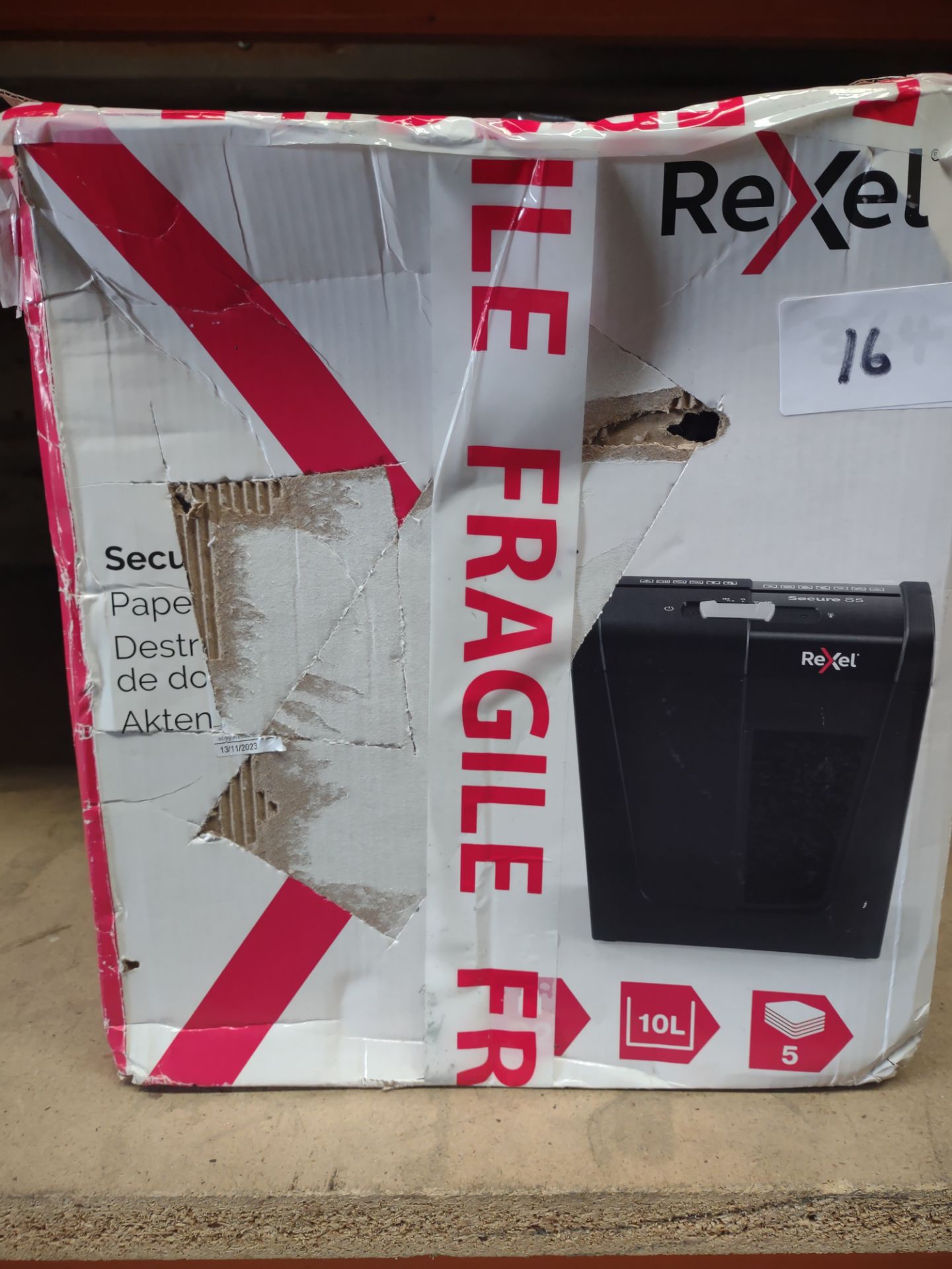 Rexel Paper Shredder. RRP £40 - Grade U