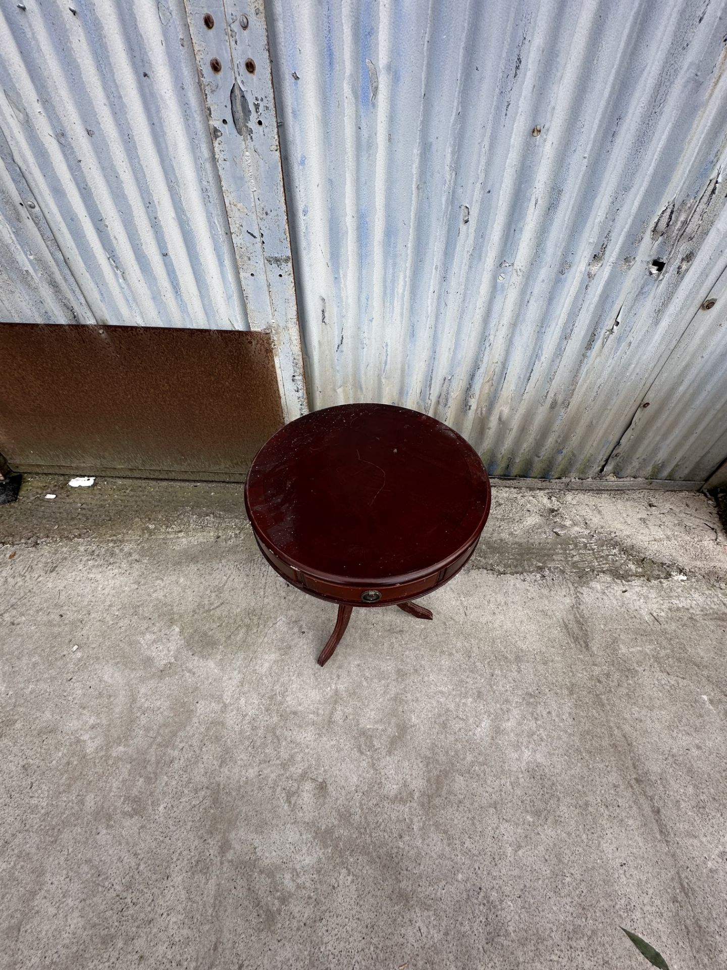 Small Varnished Wooden Side Table Sourced From A Luxury House Clearance - Image 3 of 3