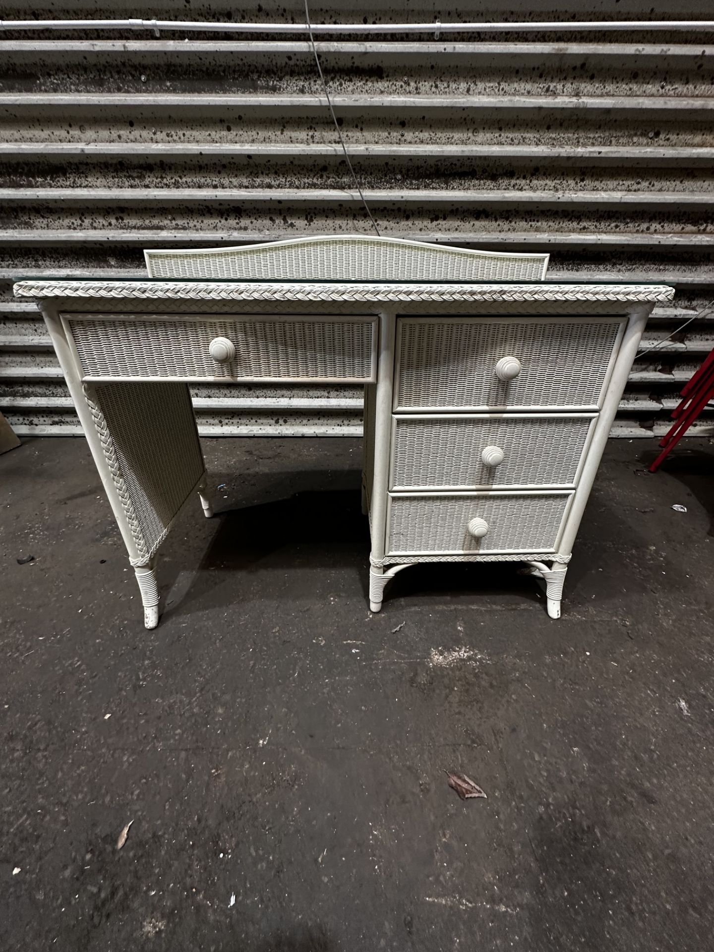 Original Lloyd Loom Bedroom Set, Dresser, Stool, 2 Side Tables, Wardrobe - Used - Over £3500 RRP