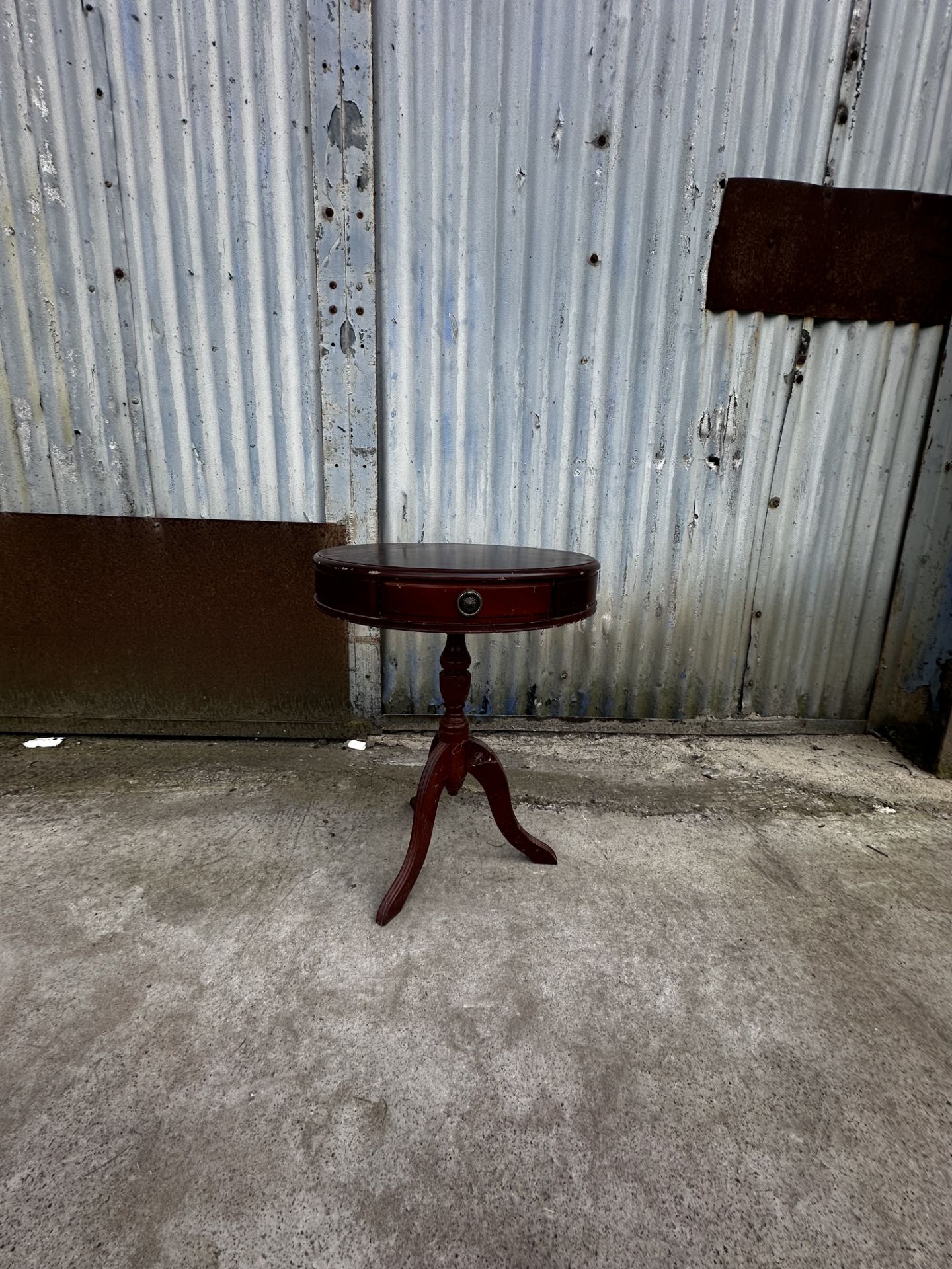 Small Varnished Wooden Side Table Sourced From A Luxury House Clearance