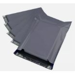 20 Packs of 100 Grey Mailing Bags (2000 Bags Total - Mix of Sizes). RRP £200 - Grade A