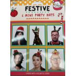 100 x 6 Christmas Party Hats Make Your Own Mini Party Hat. RRP £400 - Grade A