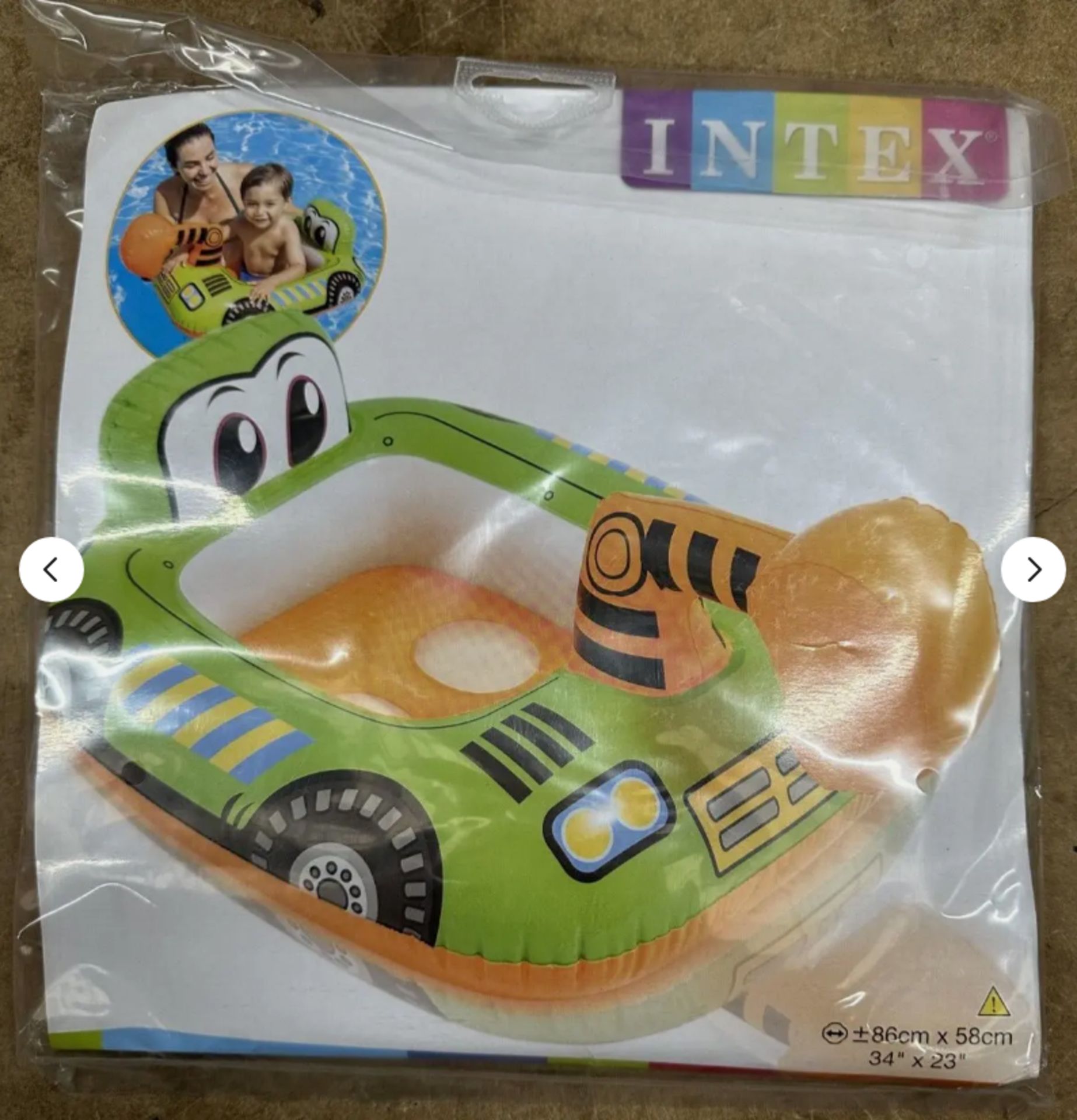 50 x Intex Inflatable Swimming Pool Float Kids Floatation (Mix of Themes). RRP £300 - Grade A