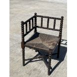 William Morris Style Arts and Crafts Child’s Bobbin Chair