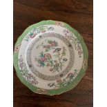 Rare c1836 Set of 8 Felspar Porcelain Fruit/Dessert Plates and Two Serving Compotes