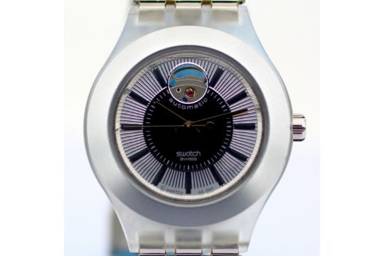 Swatch / Diaphane Irony Automatic - (Unworn) Unisex Steel Wrist Watch - Image 1 of 7