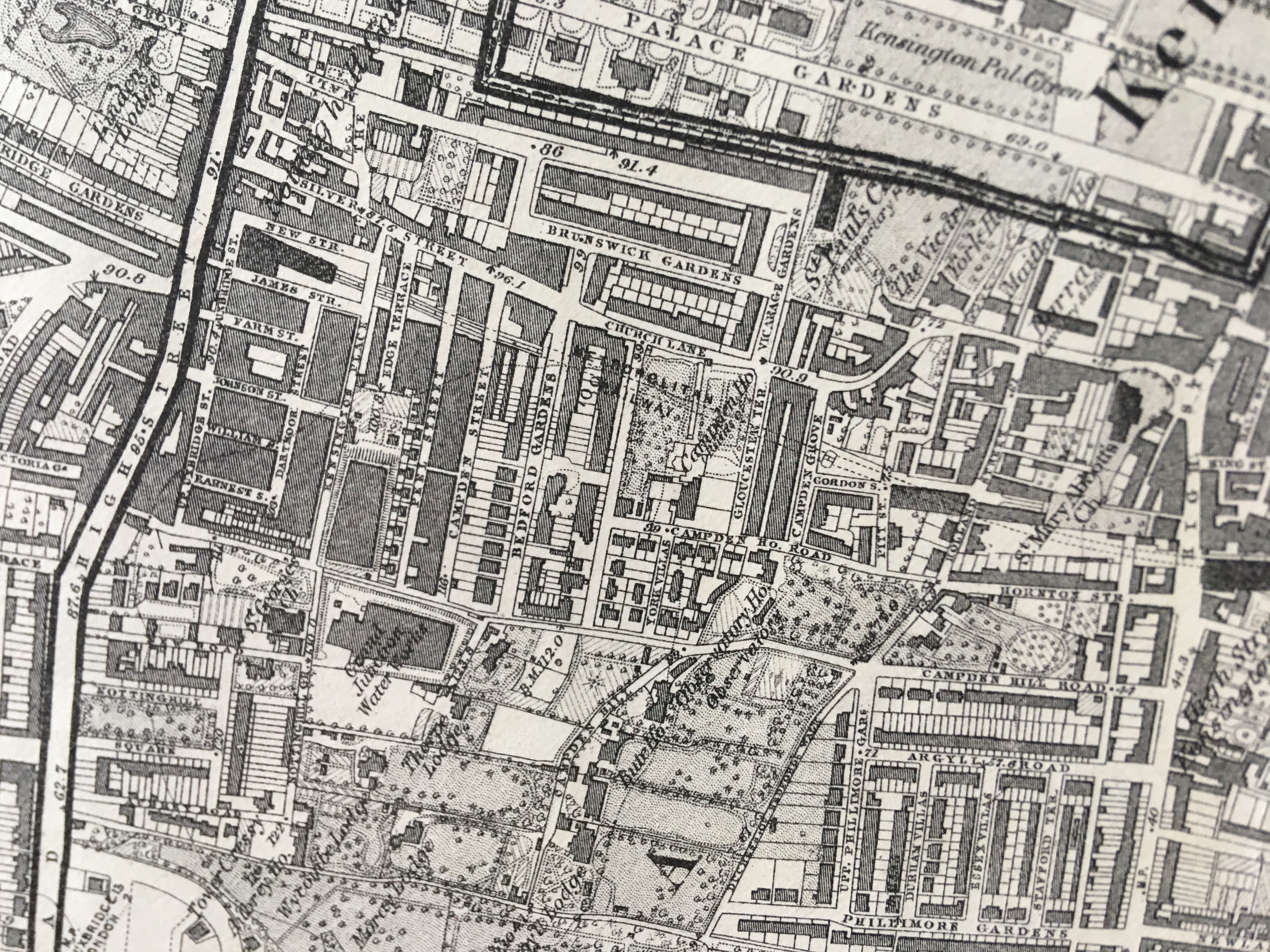 Antique 139 Years-Old Scarce Map Kensington London 1885 Boundary Changes. - Image 9 of 11