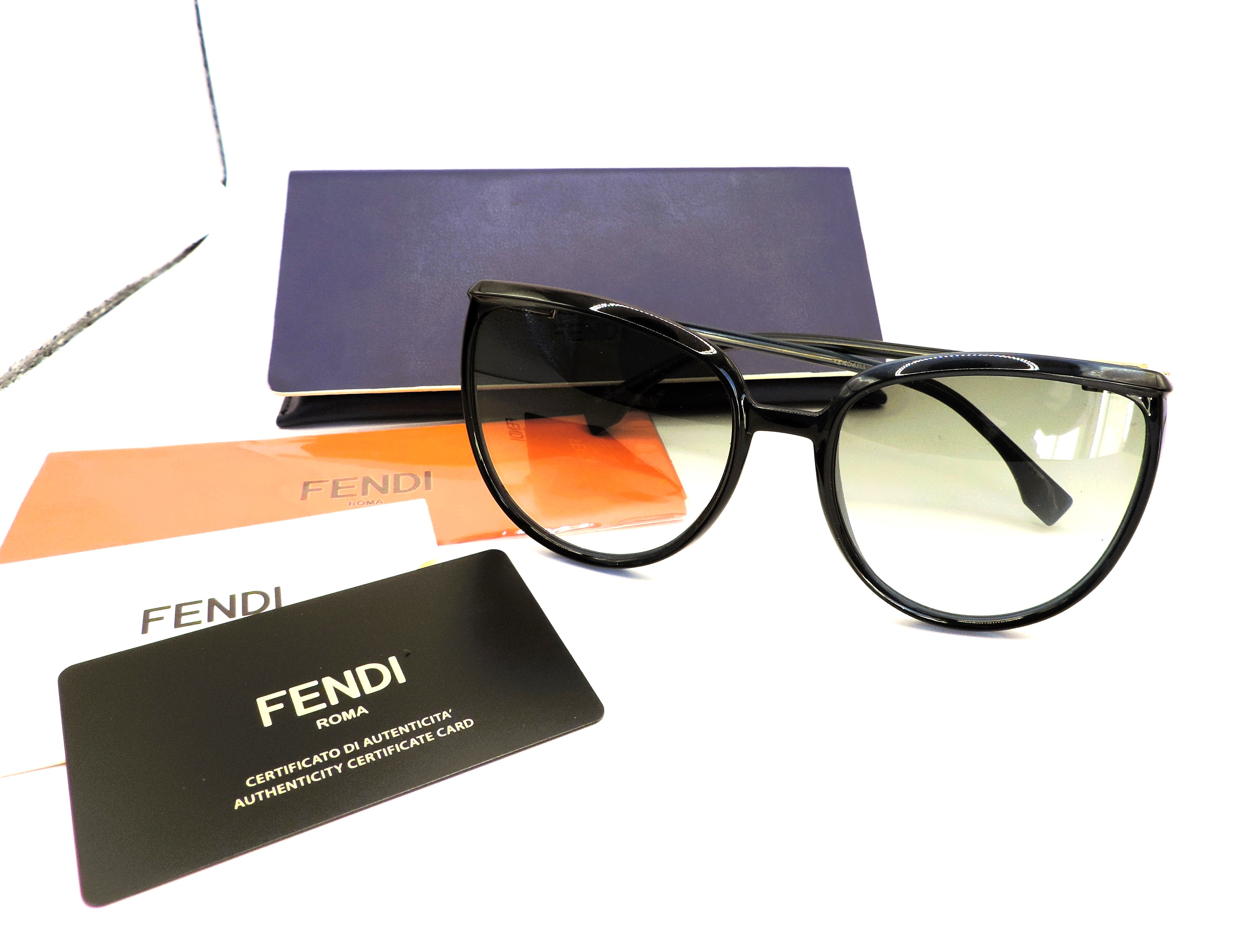 Fendi Dark Blue/ Grey Framed Sunglasses FF 0432/ G/ S With Case & Certificate New - Image 2 of 8