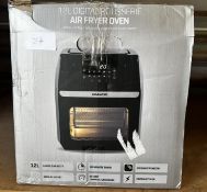 Daewoo 12L Digital Rotisserie Air Fryer Oven. RRP £80 - Grade U
