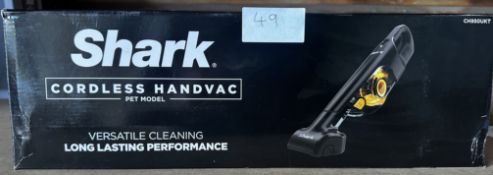 Shark Cordless Handvac Pet Model CH90UKT. RRP £150 - Grade U