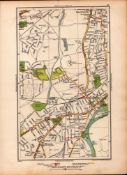 Pre-War London Hounslow, Isleworth, Twickenham, Strawberry Hill, Map-86.