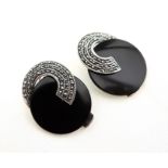 Art Deco Sterling Silver Earrings