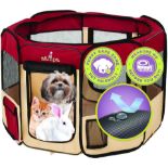 Zampa Puppy Pop Up Portable Playpen For Dog and Cat