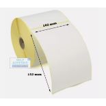 5 x Rolls of 102 x 152mm Thermal Roll Labels - 1000 ea Roll