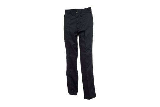 1 x Uneek Cargo Work Trousers Black Size 34R