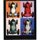 Four (4) Andy Warhol Retro Mercedes-Benz Series.