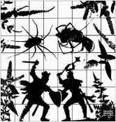 Gilbert & George (b 1943 & 42) ‘Deatho Knocko’ high-quality giclée reproduction custom print, 202...