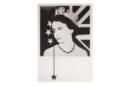 Pure Evil (b.1968) ‘Queen Elizabeth Brexit’, screenprint, artist's proof, 2016