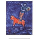 Two Marc Chagall Prints. 'Child with a Dove' and 'The Juggler'