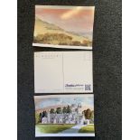 King / Prince Limited Edition Collectors Cards SET of 3 Windsor Balmoral Wensleydale ex Newmarket