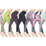 Job Lot of 100 Girls Printed Designer Sports Leggings 3–12Y Premium Brand RRP £12.99