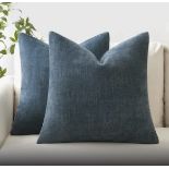 Soft Fleece Cushion 45 x 45 cms Dusty Blue