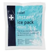 100 x Relief Mini Instant Ice Pack L26c
