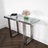 Zurich Silver Console Table RRP - £440