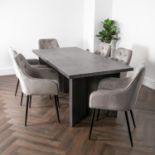 Ascot Grey Oak Dining Table RRP - £950