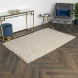 Zig Zag Jute & Cotton Rug RRP - £280